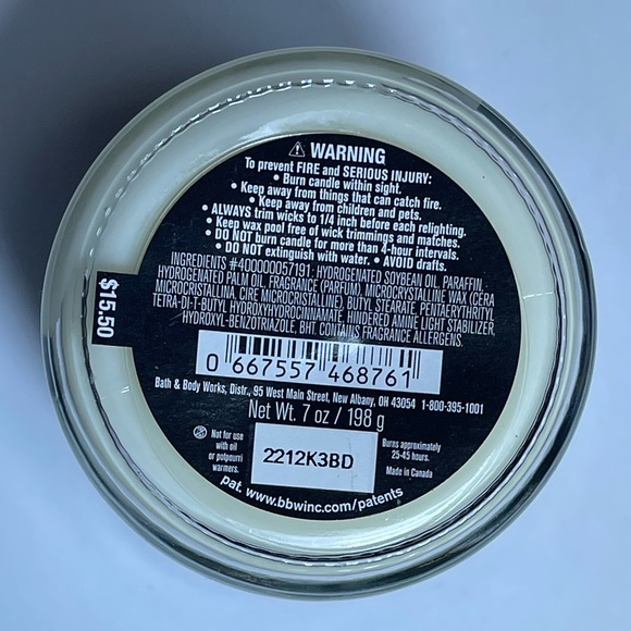 Bath & Body Works Lavender Vanilla Single Wick Scented Candle 7 Oz - Picture 2 of 4
